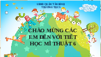 Giáo án điện tử Mĩ Thuật 6 Bài 2 Chân trời sáng tạo: Thời trang với hình vẽ thời tiền sử