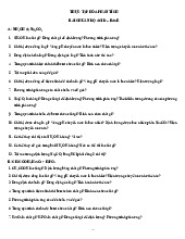 Câu hỏi Hóa phân tích | Đại học Y Dược Cần Thơ