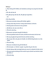 Bài tập trắc nghiệm Chương 6- Tư tưởng Hồ Chí Minh | Đại học Nội Vụ Hà Nội