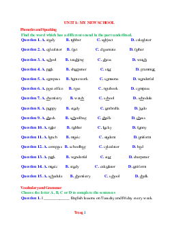 Trắc nghiệm Tiếng Anh 6 Global Success Bài 1 My New School (có lời giải)