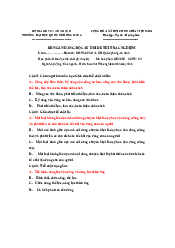 Bộ ngân hàng câu hỏi  giáo dục thể chất | Trường đại học quốc tế Hồng Bàng