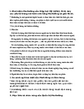 Khái niệm và Chức năng của Marketing Căn bản | Marketing cơ bản | Đại học Nông Lâm Thành phố Hồ Chí Minh