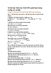 Vở bài tập Toán lớp 5 bài 109 Luyện tập chung có đáp án chi tiết