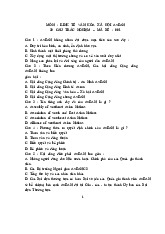 Đề cương môn Kinh tế văn hóa xã hội Asean  - Trường Đại học Văn Hiến.