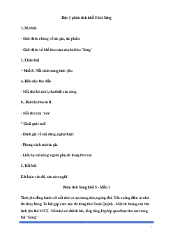 Phân tích khổ 5 bài thơ Sóng của Xuân Quỳnh (Dàn ý + 3 Mẫu) | Văn mẫu 11 Cánh diều