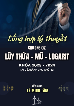 Tổng hợp lý thuyết lũy thừa – mũ – logarit – Lê Minh Tâm