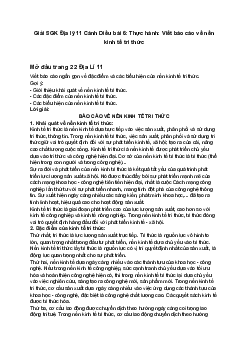 Giải SGK Địa lý 11 Cánh Diều bài 6: Thực hành: Viết báo cáo về nền kinh tế tri thức