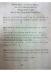 Đề thi cuối kỳ học phần Luật tố tụng hình sự năm 2024 - 2025 | Đại học Luật Thành phố Hồ Chí Minh