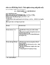 Giáo án STEM lớp 3 bài 3: Trải nghiệm cùng một phần mấy - Hoạt động trải nghiệm 3