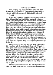 Câu hỏi vận dụng Tư tưởng Hồ Chí Minh | Trường Đại học Công nghệ, Đại học Quốc gia Hà Nội