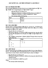 Bài tập ôn tập môn Cấu trúc dữ liệu - Giải thuật | Học viện Công Nghệ Bưu Chính Viễn Thông