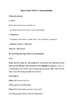 Giải Tiếng Anh 6 Unit 2: Communication | Global Success