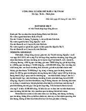 Đơn khởi kiện về việc tranh chấp hợp đồng đặt cọc  | Văn bản pháp luật