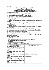 Kế hoạch bài dạy Tuần 5 - Tiết 2: Hoạt động giáo dục theo chủ đề môn Hoạt động trải nghiệm lớp 3