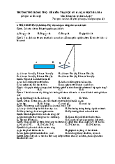 Đề kiểm tra HK II năm học 2023-2024 môn Khoa học tự nhiên lớp 7 | Trường THCS Long Thọ