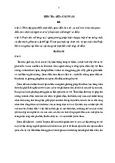 Kiểm Tra Giữa Học Phần Triết Học | Trường Đại học Khoa Học Xã Hội và Nhân Văn, Đại học Quốc gia Hà Nội