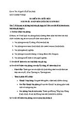 Bài kiểm tra môn Quản Trị Văn Phòng