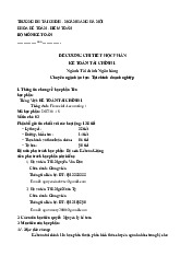 ĐỀ CƯƠNG CHI TIẾT HỌC PHẦN KẾ TOÁN TÀI CHÍNH 1 - DKT 2019 | Đại học Văn Lang