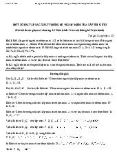 Bài tập: kiểm tra sắp tới những tình huống khác nhau môn Xác suất thống kê| Trường Đại học Ngoại Thương