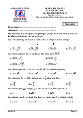 Đề cuối kỳ 1 Toán 10 chuyên năm 2024 – 2025 trường chuyên Trần Phú – Hải Phòng