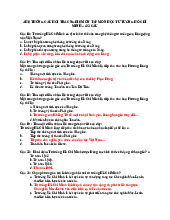 TOP 400 câu trắc nghiệm môn tư tưởng Hồ Chí Minh