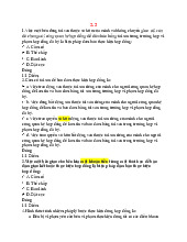 Bài tập trắc nghiệm Luật kinh tế | Đại học Nội Vụ Hà Nội