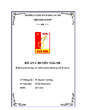 Đồ án CNTP_Nectar xoài| Môn Đồ án chuyên ngành CNTP (Thiết kế)| Trường Đại học Bách Khoa Hà Nội