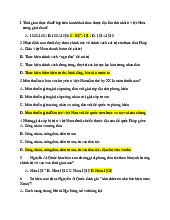 Top 180 câu trắc nghiệm lịch sử Đảng | Học viện tài chính