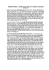 truyền thông – sự kiện của công ty cổ phần tập đoàn hoa sen  môn Marketing cơ bản  | Học viện Nông nghiệp Việt Nam