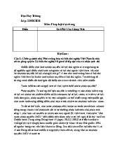 Bài tập Pháp luật đại cương Chứng minh nhà Nước cộng hòa xã hội chủ nghĩa Việt Nam là nhà nước pháp quyền Xã hội chủ nghĩa từ góc độ tiếp cận của cá nhân anh chị