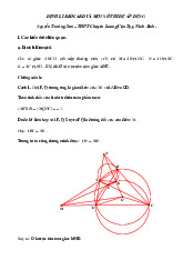 Định Lí Brocard Và Một Số Thí Dụ Áp Dụng