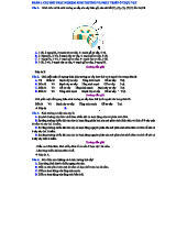 ĐỀ+ HĐG CÂU HỎI TRẮC NGHIỆM VỀ SINH TRƯỞNG VÀ PHÁT TRIỂN Ở THỰC VẬT