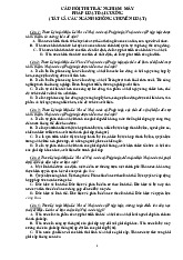 Câu hỏi thi trắc nghiệm máy  môn Pháp luật đại cương  | Trường đại học kinh doanh và công nghệ Hà Nội