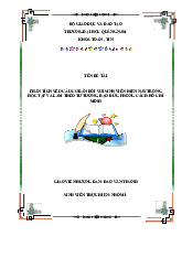 Phân Tích Yêu Cầu Sinh Viên Đối Với Tư Tưởng Hồ Chí Minh | Môn Tư tưởng Hồ Chí Minh - Đại học Quảng Nam