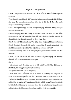 Soạn bài Tình yêu sách - Chân trời sáng tạo