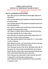 Câu hỏi và Bài tập ôn tập Chương 5: Lý thuyết Hành vi Người sản xuất