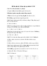 Đề thi giữa học kỳ 1 môn Khoa học tự nhiên lớp 8 năm học 2024 - 2025 - Đề số 2 | Bộ sách Chân trời sáng tạo