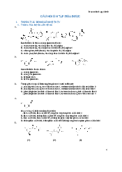 Câu hỏi ôn tập trắc nghiệm hóa dược | Trường đại học Quốc tế Hồng Bàng