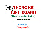 Chương 3.Xác Suất - Tài liệu tham khảo | Đại học Hoa Sen