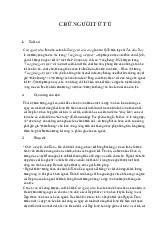 CHỮ NGƯỜI TỬ TÙ - ôn hsg văn 11