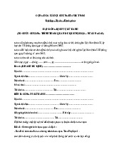 Hợp đồng dịch vụ lữ hành - Tổ chức chương trình du lịch môn Quản trị kinh doanh lữ hành | Trường Đại học Kiến trúc Đà Nẵng