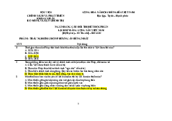 Đề cương ôn tập trắc nghiệm - Lịch sử Đảng Cộng sản Việt Nam | Học viện Chính sách và Phát triển