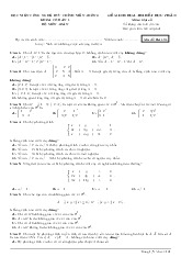 Đề minh họa thi hết học phần toán đại số | Học viện Công nghệ Bưu chính Viễn Thông
