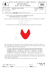 Đề thi cuối HKI học phần Phương pháp tính năm 2024 - 2025 | Trường Đại học Khoa học tự nhiên, Đại học Quốc gia Thành phố Hồ Chí Minh