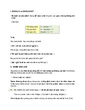 Ngữ pháp ôn tập môn English  | Trường đại học kinh doanh và công nghệ Hà Nội