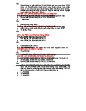 KTTC 2 - Bài Ôn Tập Kế Toán Tài Chính 2: Các Nghiệp Vụ Thực Hành