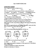 Bài 3: Nguyên tố hóa học môn Khoa học tự nhiên 7