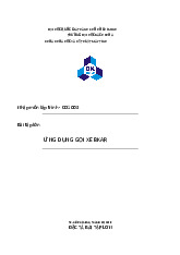 Bài tập lớn Nhập môn lập trình: Ứng dụng gọi xe BKAR | Môn: Nhập môn Kỹ thuật lập trình - Trường: Đại học Bách khoa Thành phố Hồ Chí