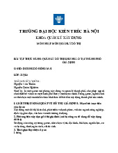 BÀI TẬP THỰC HÀNH: QUẢN LÝ ĐÔ THỊ TRONG GAME SIMCITY - 21QL6 | Trường đại học kiến trúc Hà Nội