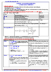 Tóm tắt Lý thuyết Chủ đề 1: Dao động điều hòa | Tài liệu Ôn thi THPT Quốc Gia môn Vật lí